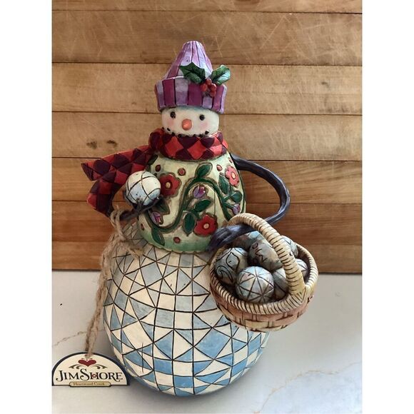 Jim Shore Ready To Roll Figurine with Tag 2006 Heartwood Creek - Picture 1 of 6